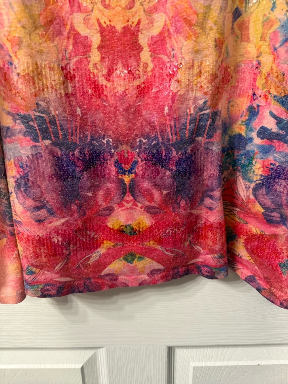 Women’s Lane Bryant sleeveless Multi-Color Scoop Neck Tank top EUC Size 22/24 - Picture 3 of 9